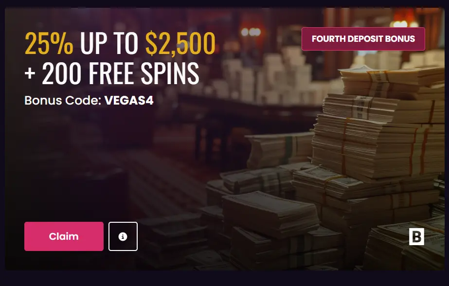Fourth Deposit Bonus